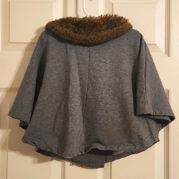 Tahari 2-Piece Set- Faux Fur Collar Jacket & Tights- Size 5T - Picture 3 of 6